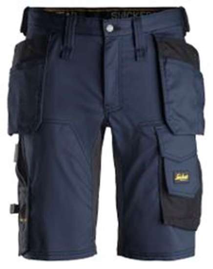 Afbeeldingen van Snickers korte broek 6141-9504 maat 050 donker blauw