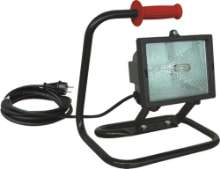Afbeeldingen van Kelfort bouwlamp - 300W 5 meter kabel - klasse 2 IP54  Op=Op