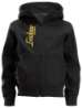 Afbeeldingen van Snickers junior logo zip hoodie 7508-0400, Maat 152, zwart