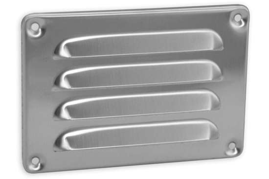 Afbeeldingen van Aluminium schoepenrooster 130x90mm