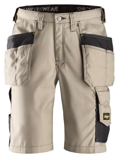 Afbeeldingen van Snickers korte broek 3023-2004 maat 044 khaki