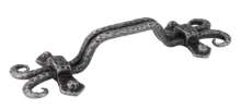 Afbeeldingen van Siro Meubelgreep metaal - boorafstand 96mm/L 152mm/H 26mm/B 56mm - antiek tin 