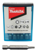 Afbeeldingen van Makita schroefbit B-26294 - T15x50 - 10 stuks 