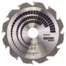 Afbeeldingen van Bosch Cirkelzaagblad Construct Wood