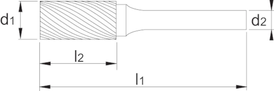 Afbeeldingen van Phantom HM stiftfrees model A‚ cilindrisch