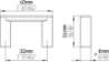 Afbeeldingen van Siro Meubelgreep metaal - boorafstand 32mm/L 40mm/H 24mm/B 8mm - aluminium 