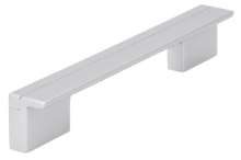 Afbeeldingen van Siro Meubelgreep kunststof - boorafstand 96/128mm/L 148mm/H 24mm/B 18mm aluminium 