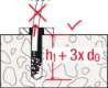 Afbeeldingen van Fischer betonschroef FBS II - Ø6x60mm T30 - platverzonkenkop