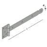 Afbeeldingen van GB kruisheng zwaar - 400x40x4mm - zink magnesium
