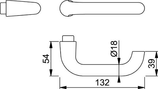 Afbeeldingen van Hoppe deurkruk 138l