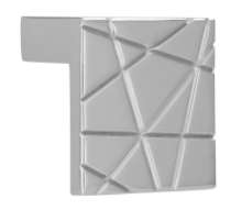 Afbeeldingen van Siro Meubelgreep metaal - boorafstand 32mm/L 39mm/H 23mm/B 39mm chroom glanzend 