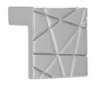 Afbeeldingen van Siro Meubelgreep metaal - boorafstand 32mm/L 39mm/H 23mm/B 39mm chroom glanzend 