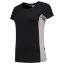 Afbeeldingen van Tricorp T-Shirt bicolor dames 102003 Zwart Grijs S