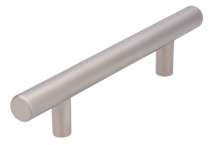 Afbeeldingen van Siro Meubelgreep metaal - boorafstand 96mm/L 157mm/H 33mm/B 14mm nikkel mat 