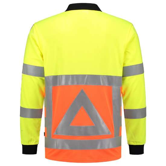 Afbeeldingen van Poloshirt Verkeersregelaar Lange Mouw