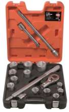 Afbeeldingen van Bahco doppenset 3/4" 22>50mm SLX 17