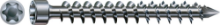Afbeeldingen van Spax-S contstuctieschroef Cut Wirox - Ø8x500mm T40 - cilinderkop voldraad