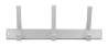 Afbeeldingen van Siro Haaklijst metaal - boorafstand 312mm/L 330mm/H 80mm/B 120mm - mat aluminium 
