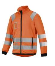 Afbeeldingen van Snickers Workwear High Visibility Micro Fleece Jack, Klasse 3 8063