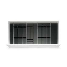 Afbeeldingen van Blum Bestekindeling Legrabox - corpusbreedte 1000mm-1200 diepte 600mm - houtdecor zwart/aluminium OL.SA6012S1BEST
