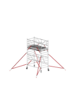 Afbeeldingen van Altrex Vouw-/Rolsteiger RS TOWER 55-S - Werkhoogte 4.8 meter - Platformlengte 2.45 meter Fiber-Deck 