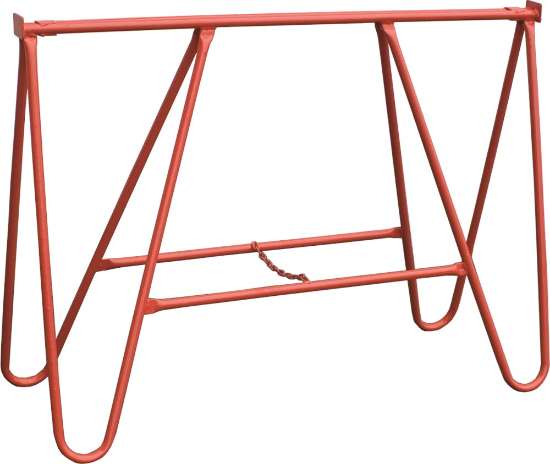 Afbeeldingen van Kelfort Klapschraag - 80x110cm - rood 