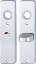 Afbeeldingen van Hoppe Binnendeur kortschild aluminium rechthoekig 202KP - WC 57x5 - F1