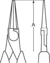 Afbeeldingen van Bahco rondbektangen, vonkvrij, cu-be 150mm