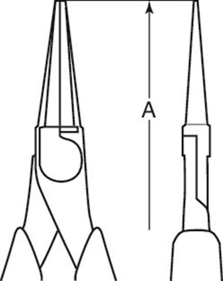 Afbeeldingen van Bahco rondbektangen, vonkvrij, cu-be 150mm