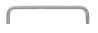 Afbeeldingen van Siro Meubelgreep metaal - boorafstand 128mm/L 134mm/H 30mm/B 12mm - RVS 