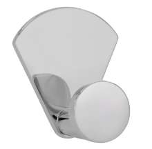 Afbeeldingen van Siro Haak metaal - zelfklevend L 50mm/H 33mm/B 43mm chroom glanzend 