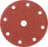 Afbeeldingen van Kelfort schuurschijf 150mm rood 10st 9 gaten