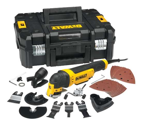 Afbeeldingen van DeWalt Multitool DWE315KT-QS - 300Watt - inclusief accessoiresset 
