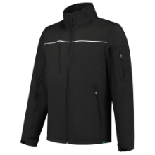 Afbeeldingen van Tricorp Softshell Luxe Rewear - Maat XXL - Zwart 
