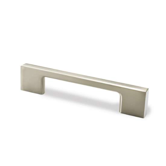 Afbeeldingen van Hettich Greep Belluno, boorafstand 96, L 130 mm, B 9 mm, H 28 mm, roestvrij staal finish geborsteld