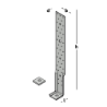 Afbeeldingen van GB HSB XL trekanker - 560x60x72x4 - DX51 SV-2