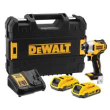 Afbeeldingen van DeWalt DCF809D2T-QW 18V XR brushless compacte slagschroevendraaier 2x 2.0Ah in TSTAK