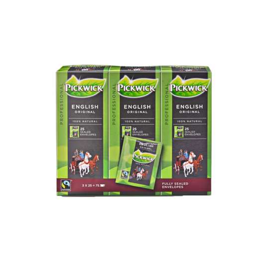 Afbeeldingen van Pickwick English Theezakjes 3x25x2,0gr.