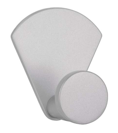 Afbeeldingen van Siro Haak metaal - zelfklevend L 50mm/H 33mm/B 43mm aluminium 