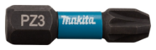 Afbeeldingen van Makita Slagschroefbit X Impact Black - PZ3x25mm