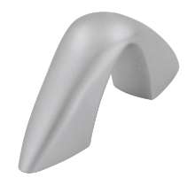 Afbeeldingen van Siro Meubelgreep kunststof - boorafstand 32mm/L 64mm/H 26mm/B 16mm - aluminium 