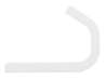 Afbeeldingen van Siro Kapstokhaak metaal - boorafstand 16mm/L 54mm/H 37mm/B 19mm wit 