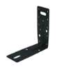 Afbeeldingen van GB hoekanker met ril - 150x150mm 60x2,5mm - epoxycoating zwart