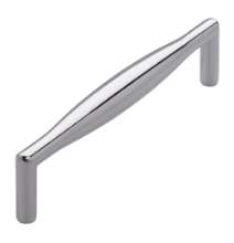 Afbeeldingen van Siro Meubelgreep metaal - boorafstand 128mm/L 136mm/H 33mm/B 14mm chroom glanzend 