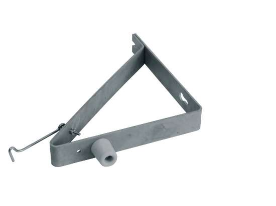 Afbeeldingen van GB deuropvangbeugel haaks compleet - 275x250x330mm - thermisch verzinkt