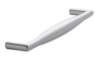 Afbeeldingen van Siro Meubelgreep metaal - boorafstand 128mm/L 136mm/H 33mm/B 14mm chroom glanzend 