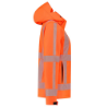 Afbeeldingen van Tricorp dames softshell RWS Revisible - maat 4XL - fluor oranje 