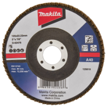 Afbeeldingen van Makita Lamellenschijf D-63476 - Ø125mm - A40 