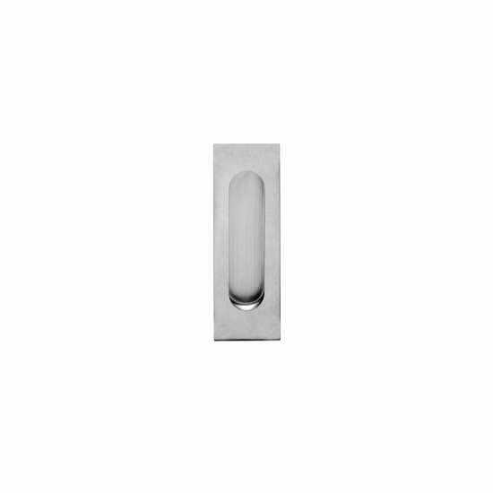 Afbeeldingen van INTERSTEEL Schuifdeurkom rechthoek 170x50mm blind rvs geborsteld 4476
