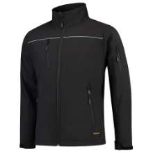 Afbeeldingen van Tricorp Softshell Luxe kids 402016 Zwart 164